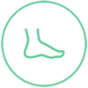 heel pain icon