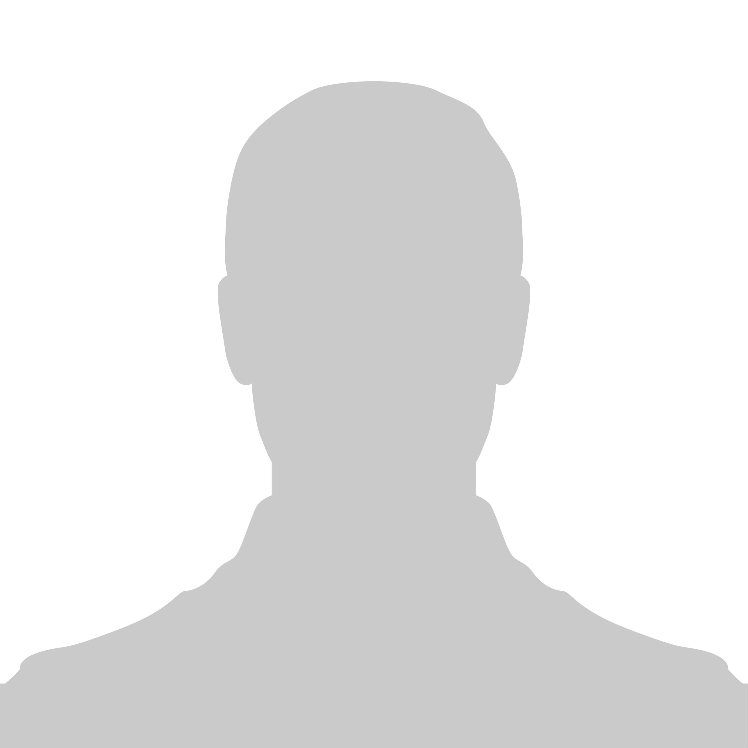 Profile Placeholder image. Gray silhouette no photo